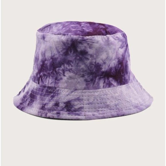 Accessories - Purple tie dye bucket hat (3 for $15)